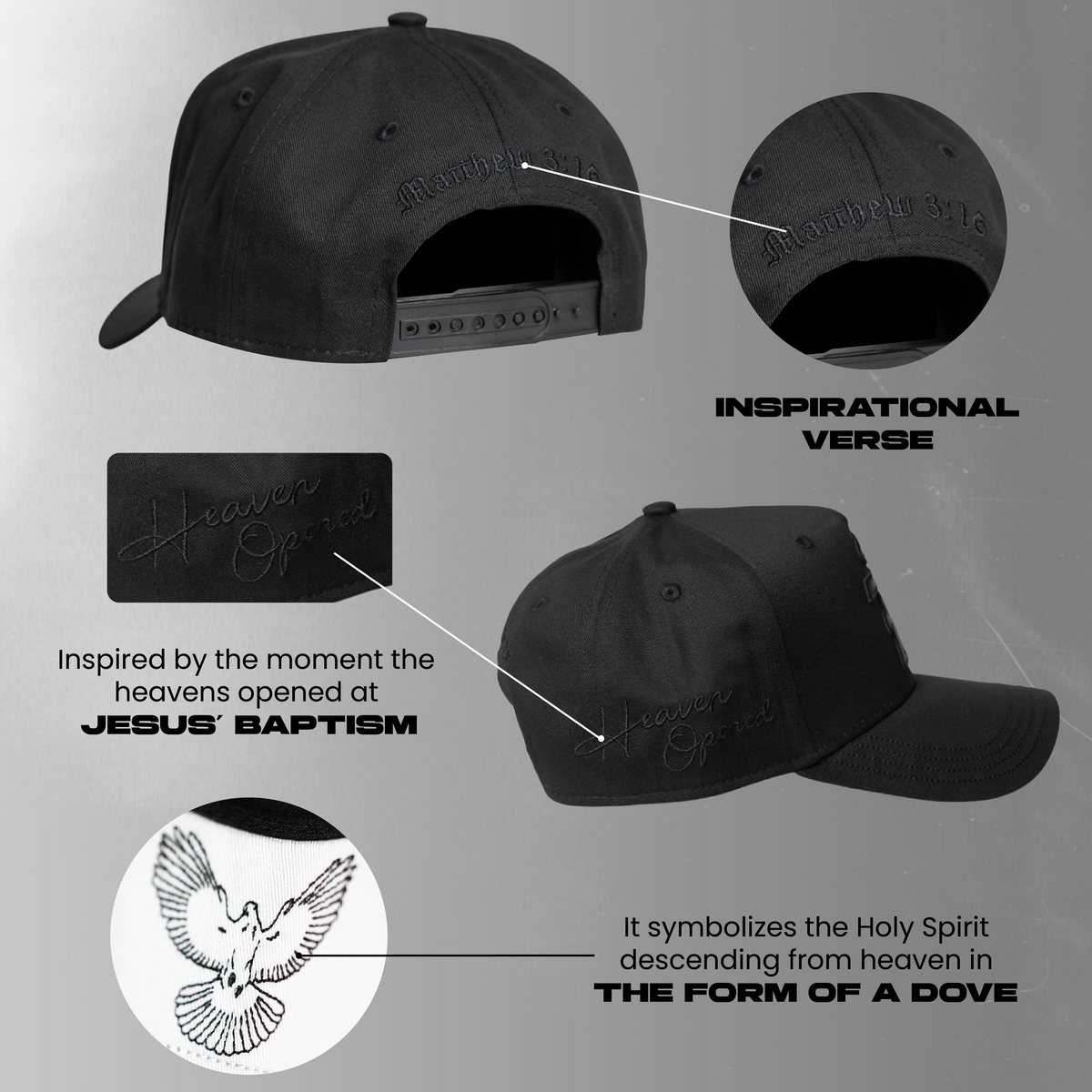 Triple Black – Heaven Opened, The design