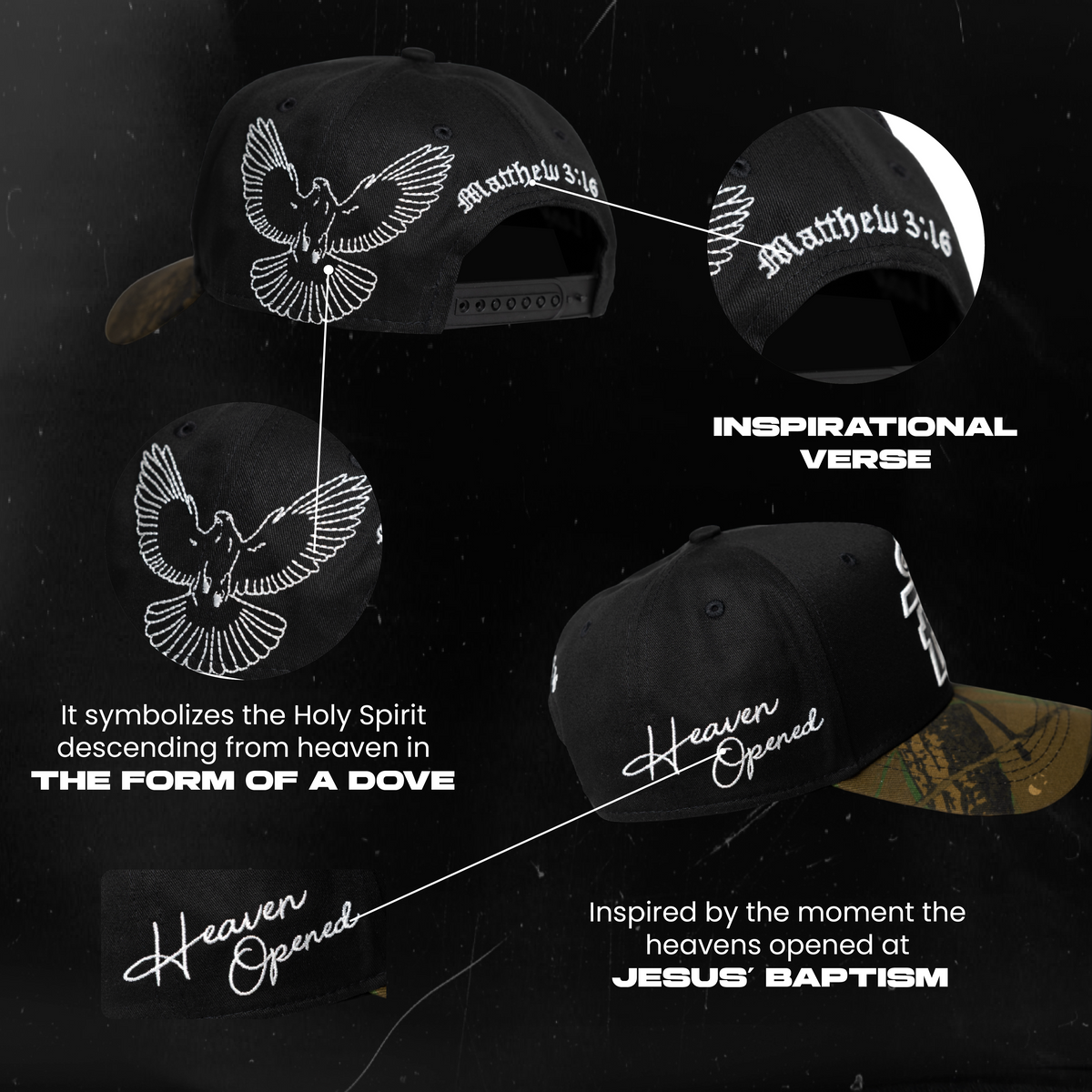Black Camo – Heaven Opened, The design