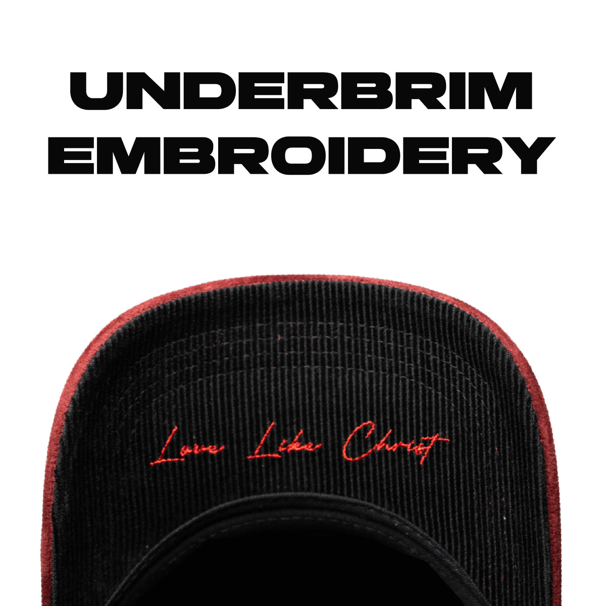 Black Red - Eph 5:25, Under brim